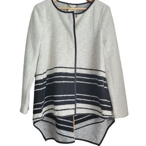 Anthropologie Elevenses Ardsley Wool Blend Coat Size Small